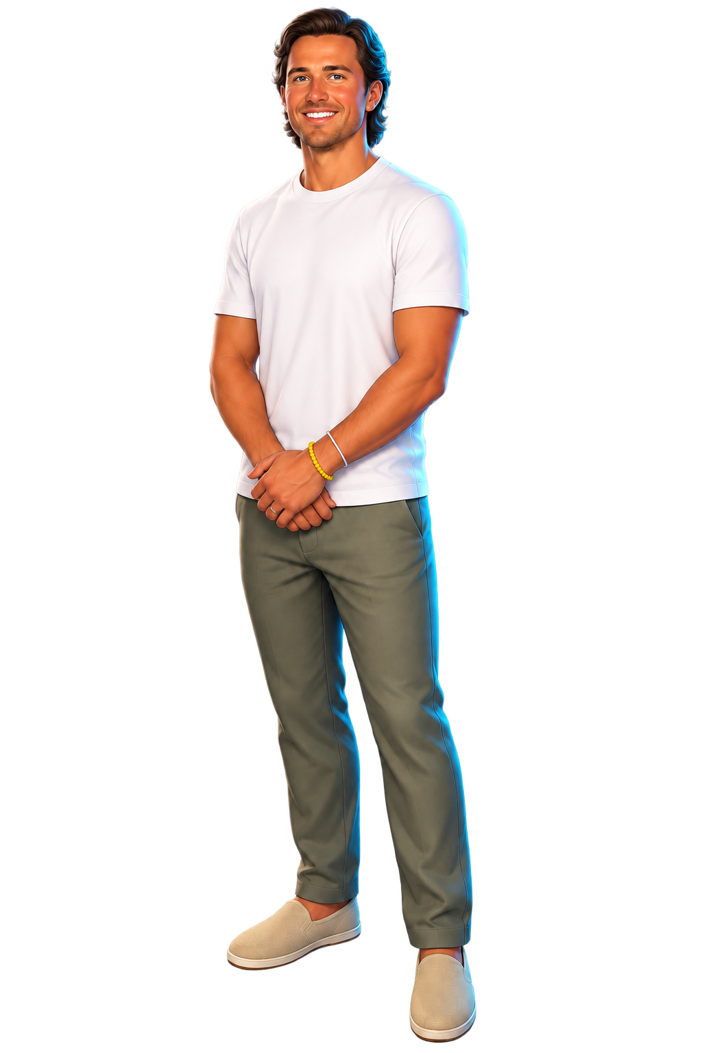 Stylized illustration of Jacob Augustine